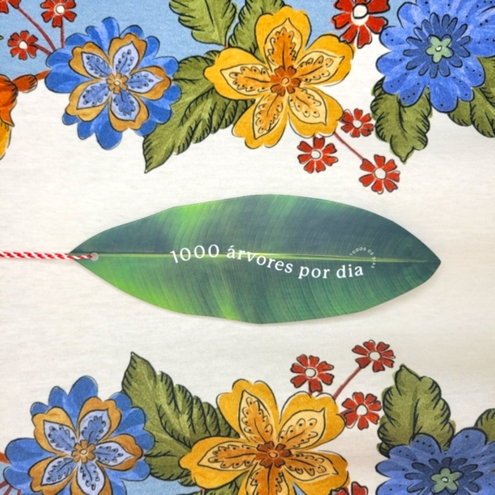 Farm Rio NWT Vestido T-shirt Bufan Mini Dress sz P (Small) Floral 100% Cotton - Picture 11 of 14
